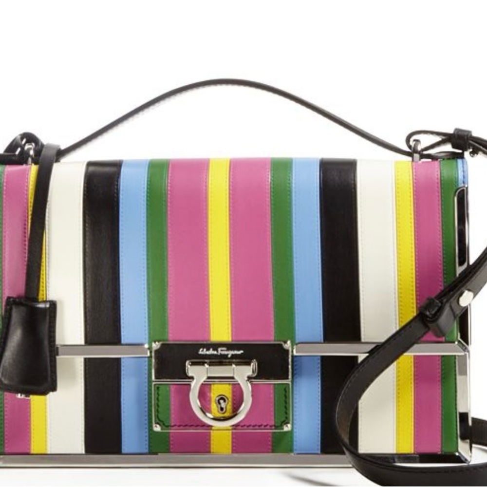 Ferragamo Aileen Frame convertible clutch/shoulder bag